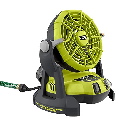 Arctic Cove MBF0181 18Volt Bucket Top Misting Fan with 2 Speeds and