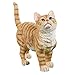 Collections Etc Cute Kitty Orange Tabby Cat Garden Statue Outdoor Decoration