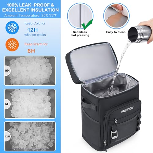 Hulongo Nevera Bolsa Impermeable Grande Térmica Isotérmica Aislada a Prueba de Fugas para Camping, Playa, Pesca, Picnic, Viajes, Exteriores