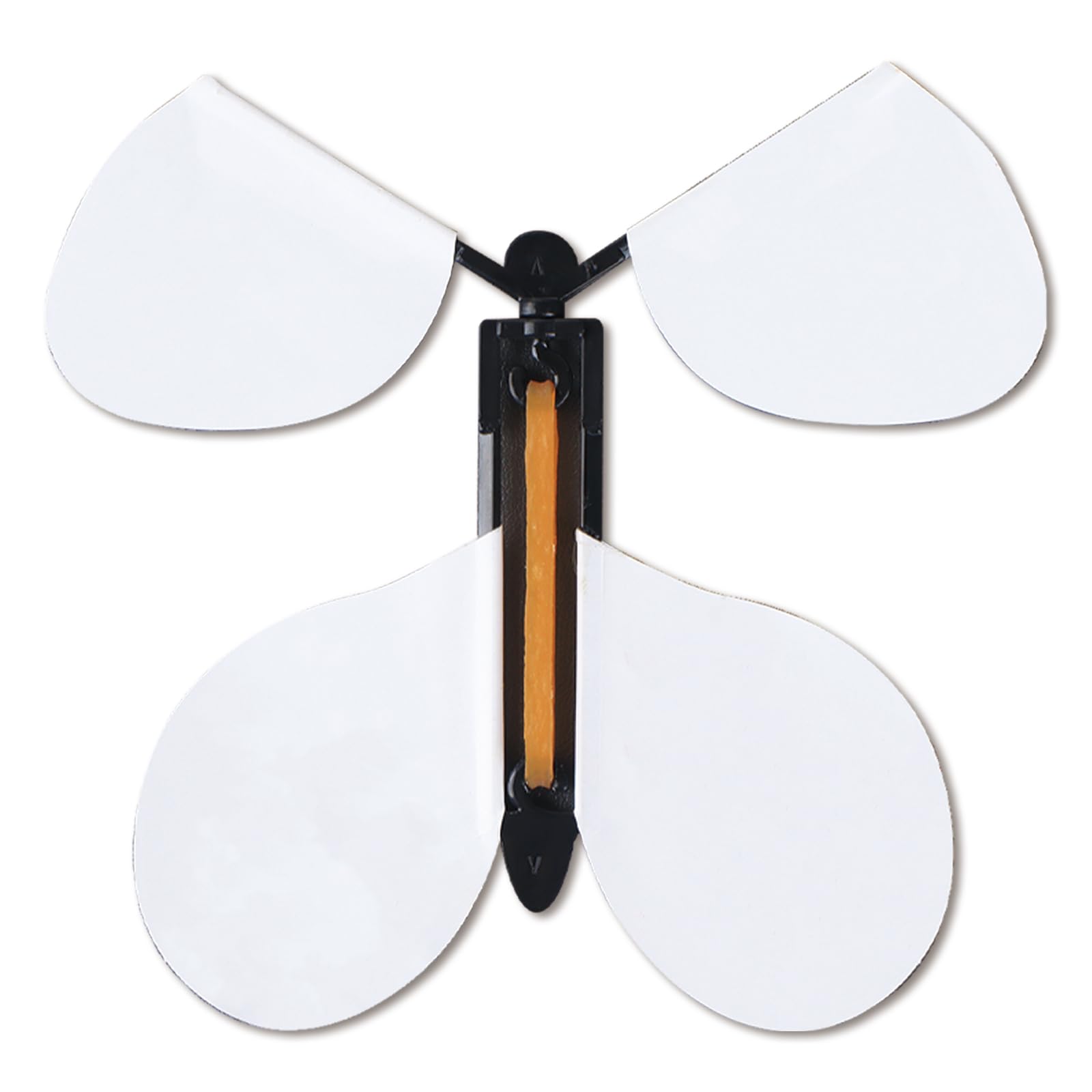 Surriba 14pcs Flying White Paper Butterfly, Creative Bookmarks Holiday Surprise Gift Writing Magic Props Greeting Card Accessories, Flying Wishing Paper