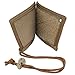 OneTigris Tactical ID Card Holder Hook & Loop Patch Badge Holder Neck Lanyard Key Ring and Credit Card Organizer (Coyote Brown)