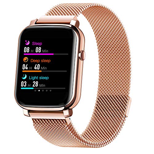 Anmino Smart Watch With Heart Rate Monitor BP Fitness Tracker IP68