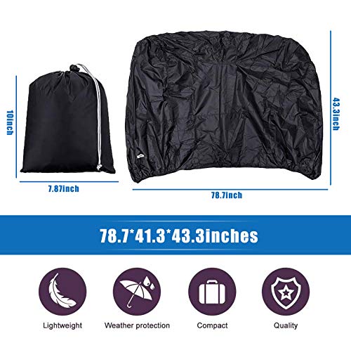 image for GES Bike Cover for 2 or 3 Bikes, XL Waterproof Outdoor Bicycle Cover O
