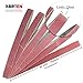 ABRTEN 24 Pack 1 x 30 Inch High Performance Ceramics and Silicon Carbide Sanding Belts - 4 Pcs Each of 120 240 400 600 800 and 1000 Grits Premium Knife Sharpening Sanding Belts