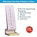 NoteTower Desktop Mini White - Sticky Note Organizer and Dispenser - Holds and Displays Photos, Sticky Notes and Business Cards + Bonus 50 Sheets 3