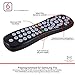 GE Universal Remote Control for Samsung, Vizio, LG, Sony, Sharp, Roku, Apple TV, RCA, Panasonic, Smart TVs, Streaming Players, Blu-ray, DVD, Simple Setup, 6-Device, Black, 34459thumb 2