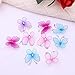 Fenical 50pcs 3D Butterfly Wire Mesh Butterfly Wedding Home Decoration (Mixed Color)