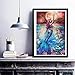 KOTWDQ 5d Diamond Painting Kits for Adults Kids Mermaid Full Drill Diamond dotz for Home Wall Decor 12x16inch(Canvas Size)