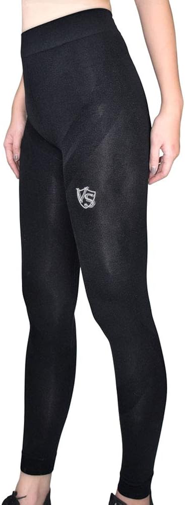 Vital Salveo- Women High Waist Tummy Compression Recovery Fitness Running Yoga Slimming Leggings-L/XL, Black, XL Slim
