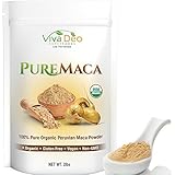 Pure Maca 2lb Value Size | 100% Raw Organic Pure Maca Powder | Non-GMO | by Viva Deo Superfoods
