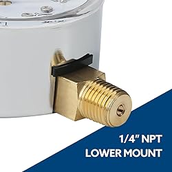 SENCTRL 0-5 Psi Low Pressure Gauge, Capsule
