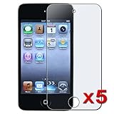 eTECH Collection 5 Pack of Anti-Glare and Anti-Fingerprint (Matte) Screen Protectors for Apple iPod Touch 4th Generation
