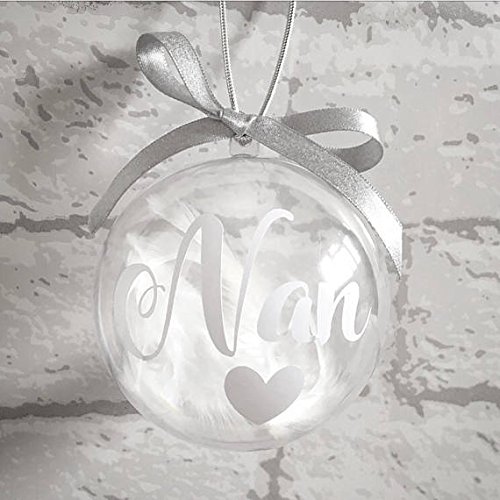 Handmade Personalised Christmas Memorial Bauble Tree Decoration
