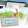 eeglog Bling Car Tissue Box Holder, Bling car Accessories for Women,Car PU Leather Tissue Box，Hanging car Napkin Holder…