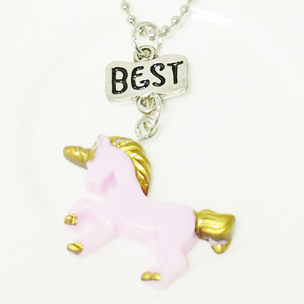 3pcs Necklace Set for Best Friends Unicorn Necklace Pendant Symbolize Girls Boys Best Friendship Necklace Last Forever Children Delicate Gifts