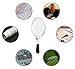 OpticSharp 5.5 Inch Extra Large Ultra Bright LED Lighted Magnifying Glass - 2X, 4X and 10X Handheld Magnifier with Light for Reading, Inspection, Exploring, Hobbies and More (5.5