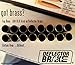 Deflector Brake Kit: Guides Spent Brass into Pile, Protects Rifle Paint/Coating, Saves Brass for Re-Loading, Prevents Brass-Burn, Fits Standard Brass Deflector (Stealth-Black and Gray)