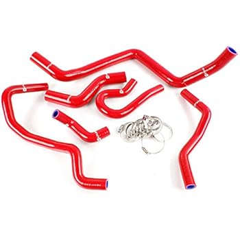 Silicone Radiator Coolant Hose Kit Clamps For HONDA CIVIC EK EG EX SI SOHC D15 D16 1992-2000 Red 1994 1996 1998