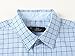 Emiqude Mens Casual Slim Fit Long Sleeve Pocket Stripe Constrast Plaid Dress Shirt