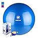 Middle Way Exercise Ball - 65cm Blue -Yoga Ball - Pilates Ball - Gym Ball - Ideal as Yoga Ball - Workout Ball - Home Workout Ball