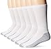 Hanes mens Comfortblend Crew Socks (Pack of 6)