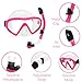 Kids Snorkel Set Underwater Mask & Snorkel Set Comfortable Double Lens Snorkeling Mask & Breathing Tube with Flexible Silicone Mouthpiece - Swimming & Diving Gear with Anti-Leak Design