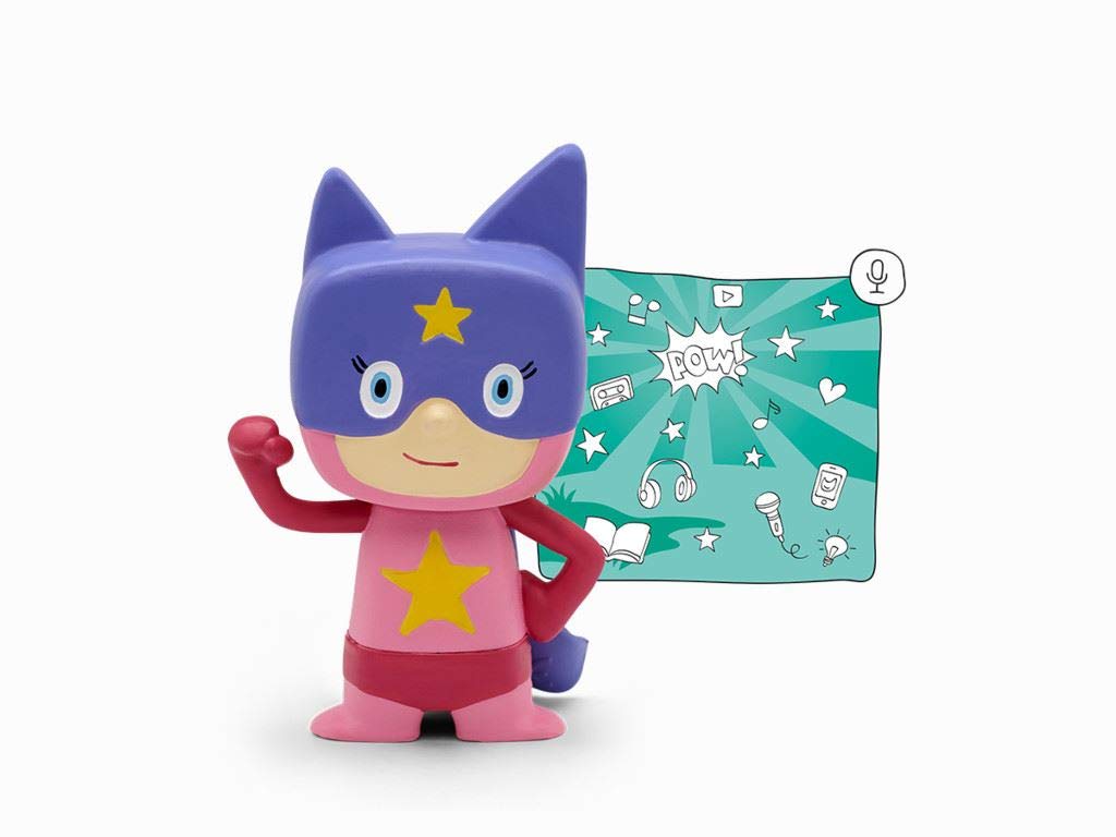 tonies Audio Character for Toniebox, Creative Superhero Girl Figurine, Space for up to 90 Minutes of Customisable Content for Children, Use with Toniebox Music Player (Sold Separately)