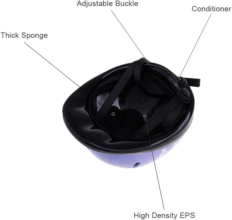 Xiaozxwlhq Adjustable Horse Riding Helmet Equestrian Kids Protective Gear Helmet for 2 to 6 Years Old (Purple) : Sports & Outdoors