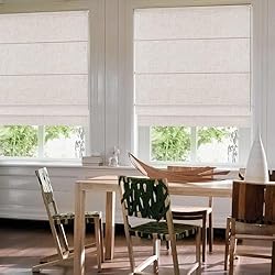 Hiifroy Roman Shades for Windows, 100% Black Out