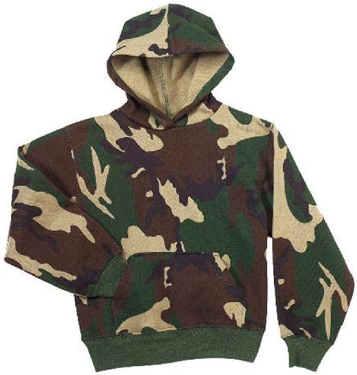 woodland camo flag hoodie