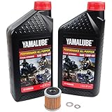 Tusk 4-Stroke Oil Change Kit Yamalube All Purpose 10W-40 - Fits: Yamaha YFZ 450 2004-2005