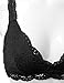 Doublju Scalloped Lace Bustier Bralette Crop Top