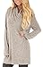 ETCYY Women's Long Sleeve Pullover Sweatshirt Button Cowl Neck Casual Tunic Tops,Gray,X-Large