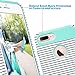 ULAK iPhone 7 Plus Case, Slim Flexible TPU Rugged Rubber Anti Scratch Hard Cover Thin Case with Design for Apple iPhone 7 Plus 5.5 inch- Mint Minimal Stripes