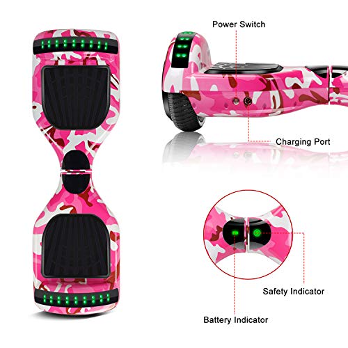 UNISUN Hoverboard for Kids, 6.5" Two Wheel Electric Scooter, Self
