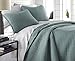 Southshore Fine Living, Inc. Quilts, Queen Size/Full Quilt Bedding Set, Stain & Pet Hair Resistant Bedding, Coverlet Full/Queen Size Bedspread, Soft Microfiber with 2 Pillow Shams, Steel Blue
