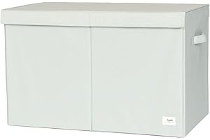3 Sprouts Recycled Fabric Toy Chest Storage Box - Extra Large Toy Storage Box, Sturdy Toy Bins - Kids Organizer for Bedroom -
