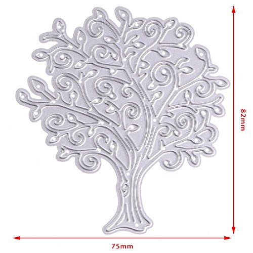 image for LIYUDL Metal Cutting Dies Stencil Template Mould for DIY Scrapbook Alb
