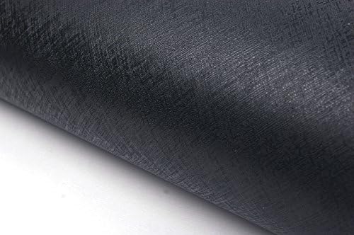 Synthetic Leather Look Interior Vinyl Film Self Adhesive Peel-Stick (Solid Pattern BL)