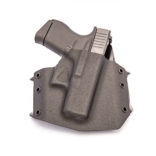 GunfightersINC Ronin OWB Holster for Glock 43, Black (Right)