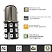 LUYED 2 x 800 Lumens Super Bright 1157 2835 33-EX Chipsets 1157 2057 2357 7528 LED Bulbs Used For Turn Signal Lights,Tail Lights,Red
