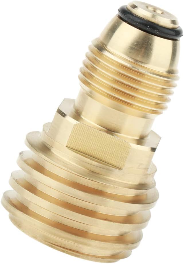 Perfk LP Gas Bottle Propane Tank Adapter Valve POL to QCC1 /Type1 Easy to Install