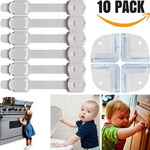 6 Child Safety Locks + Bonus 4 Baby Proofing Corner Guards &amp; Reusable with Extra 3M Adhesive. Baby Proofing Cabinets, Drawers &amp; More. Buy Your Baby Proofing Kit Today.