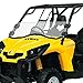 Can-Am Commander Half Windshield - Clear Scratch Resistant for 11-18 Commander 800, 11-18 Commander 1000, 16-18 Commander 800 Max, 14-18 Commander 1000 Max