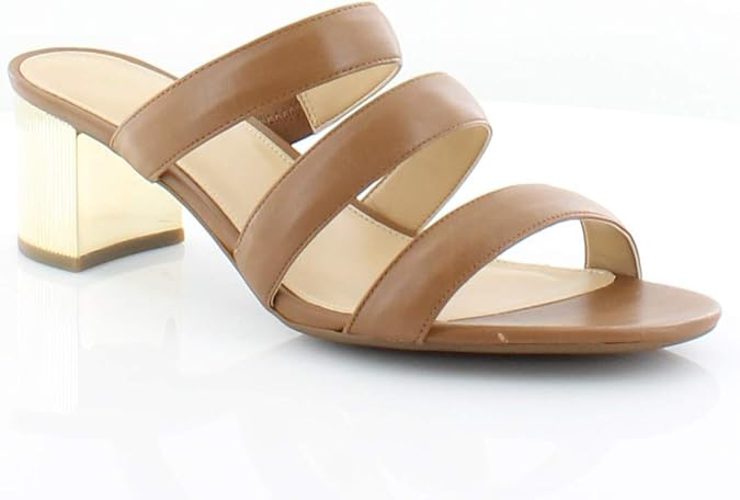 Amazon.com | Michael Kors Paloma Flex Mule Women's Sandals & Flip Flops Luggage Size 9.5 M | Sandals