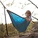 Premium Double Camping Hammock Complete Set - BONUS Adjustable Tree Straps w/ 21 Loops + Aluminum Carabiners - Strong, Lightweight & Portable Nylon Parachute Hammock for Travel, Backpacking, Outdoor