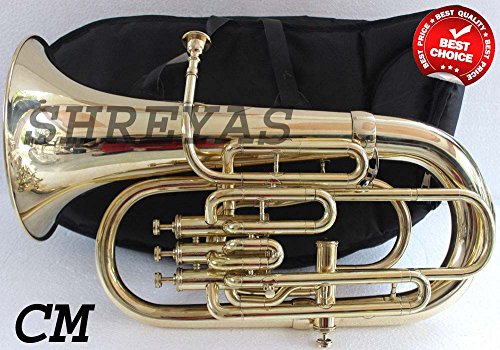 SHREYAS Bb Euphonium BRASS POLISH 4 Valve