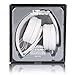Headphones, JNTworld Headphones with Microphone for Travel, Work, Sport, DJ, Collapsible Classic Headset with Handmade Drivers for iPhone and Android Devices, White