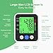 Blood Pressure Monitor, IVKEY Upper Arm Blood Pressure Monitor, Digital Automatic Measure Blood Pressure and Heart Rate Pulse with Wide-Range Cuff for Home use, 3.5'' Three-Color Backlight Display