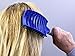 Zabolight Premium Vent Boar Bristle Hair Brush Vented Detangling Oversize Hair Brush for Thick Long Curly Hair, Curved Fast Blow Drying Brush for Women & Men (Blue)